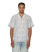 Mens Eternity Ekcess Resort Ss Shirt Oversized Shirts - Blue