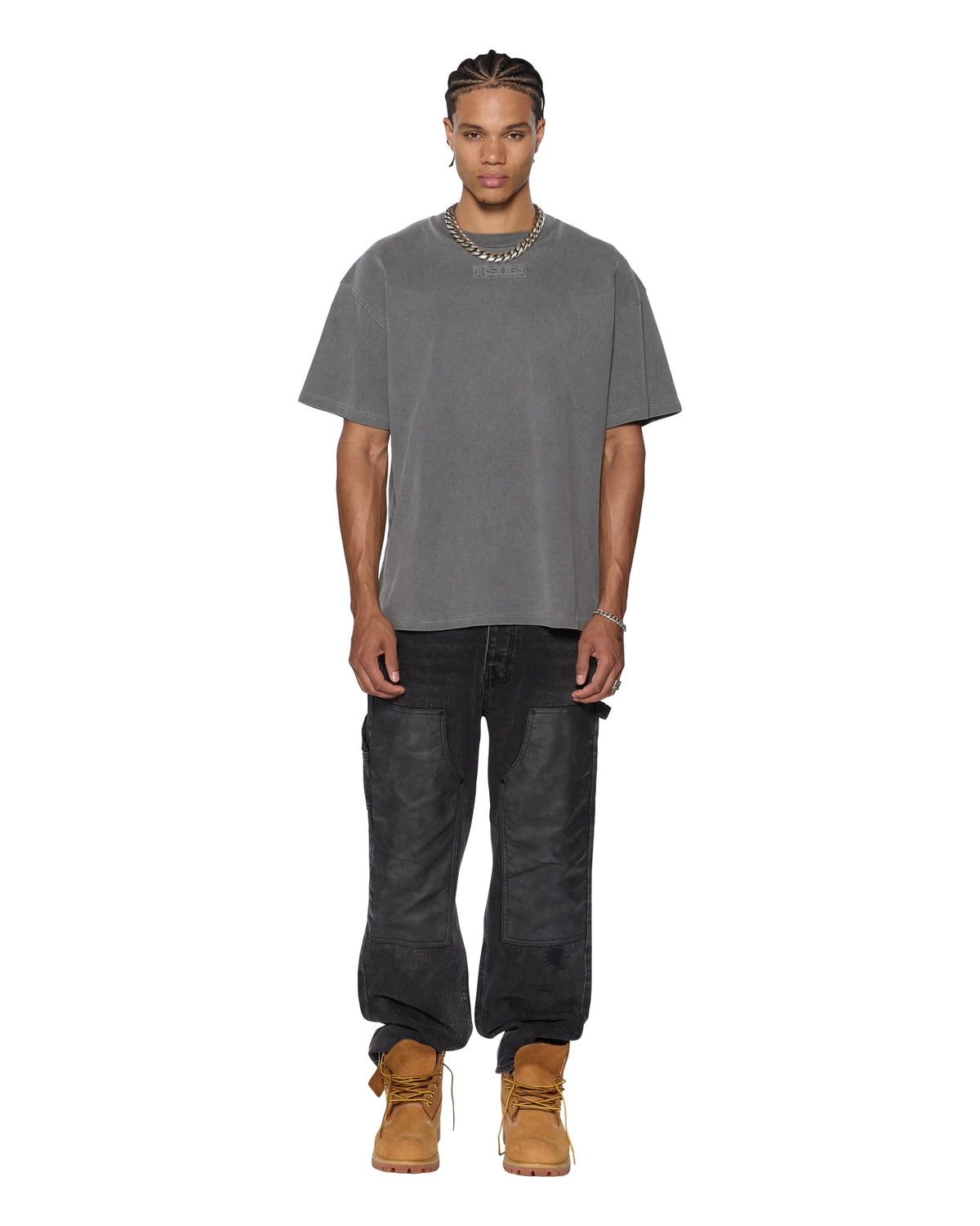 INTRUDER EKCESS SS TEE CHARCOAL