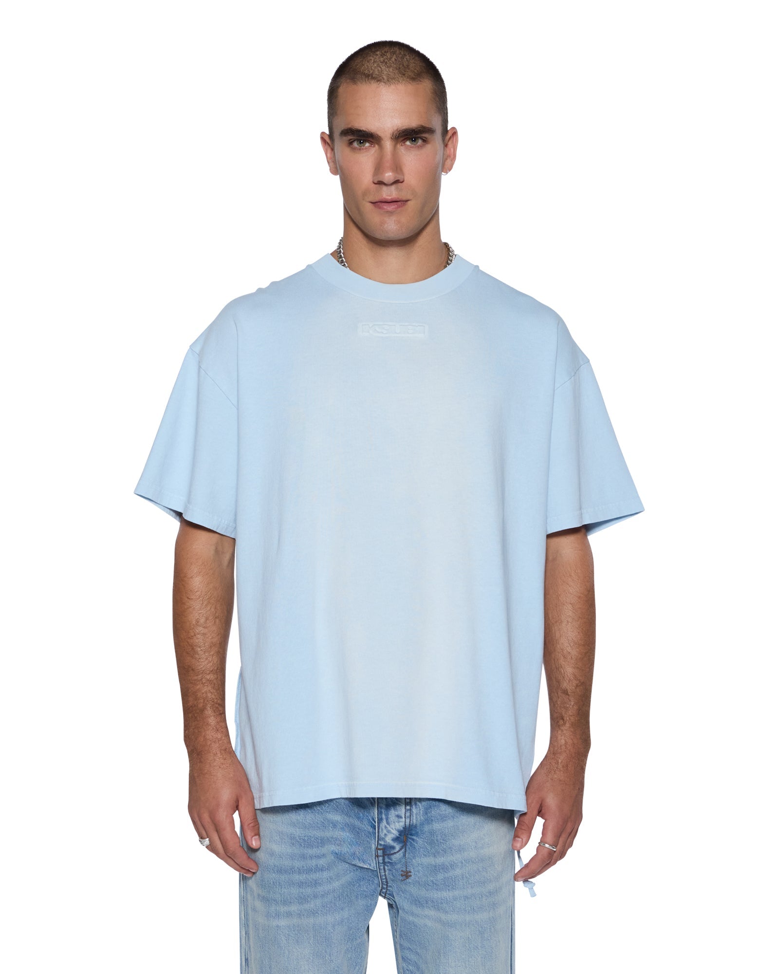 MENS INTRUDER EKCESS SS TEE ICE MIST OVERSIZED TEES