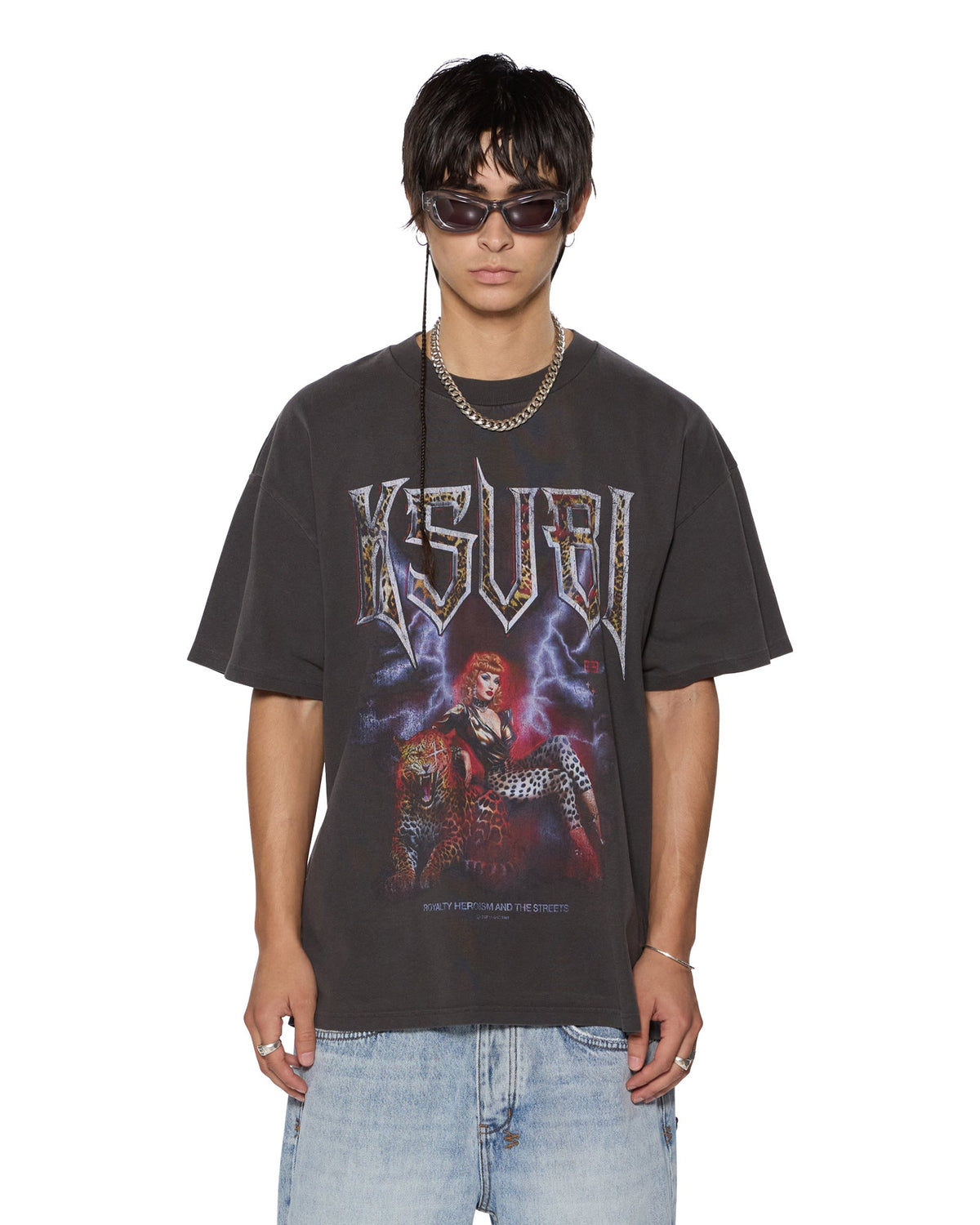 KINGDOM EKCESS SS TEE FADED BLACK