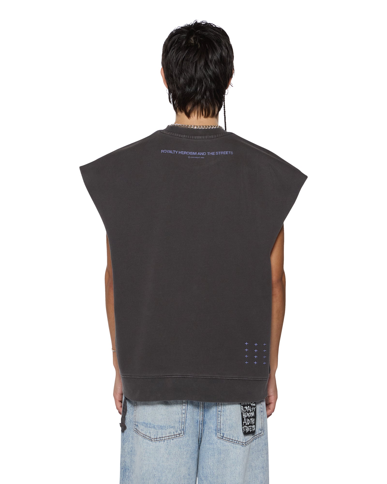 KINGDOM SLASH CREW FADED BLACK