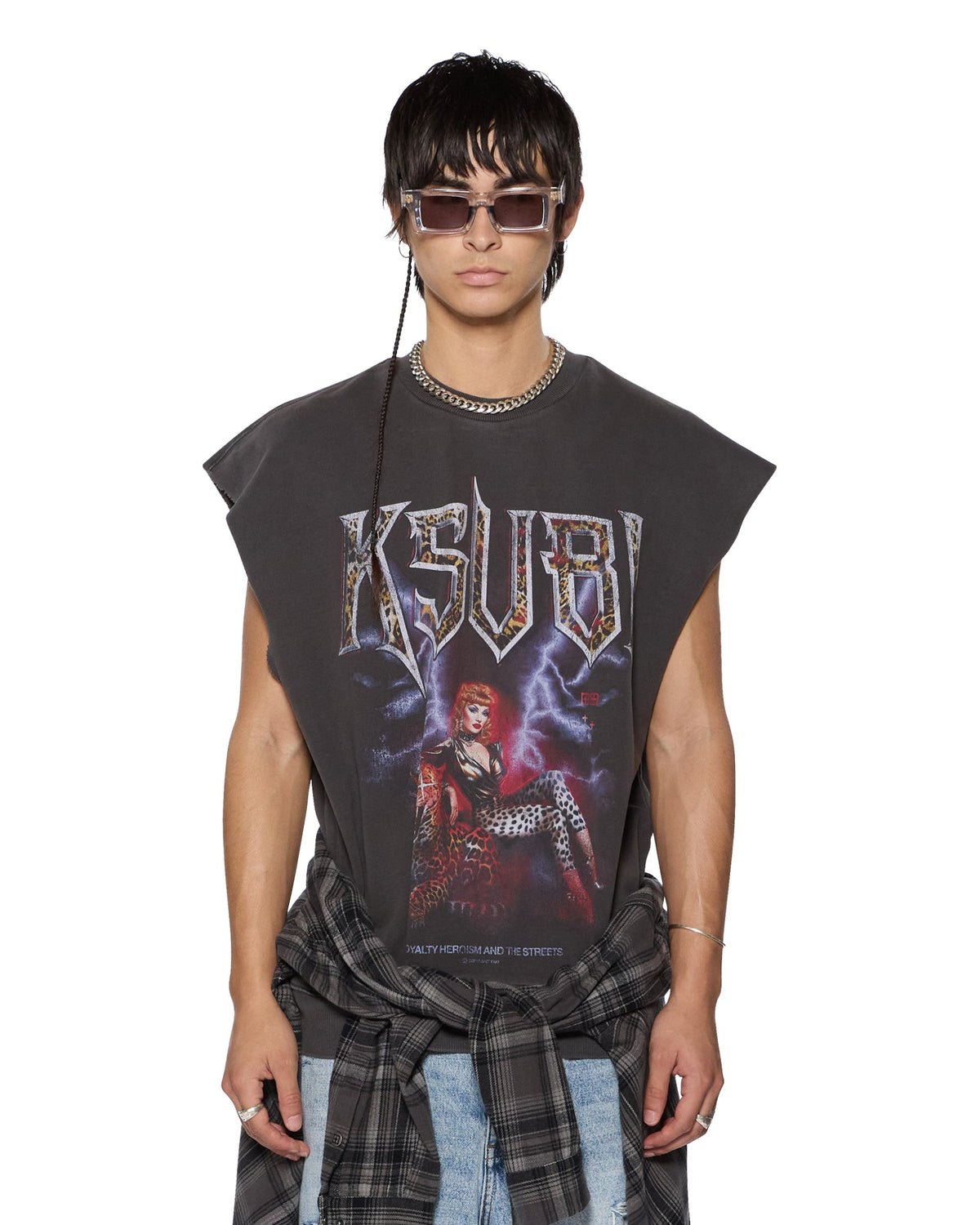 KINGDOM SLASH CREW FADED BLACK