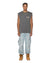 LOCK CUT OFF TEE CHARCOAL