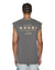 LOCK CUT OFF TEE CHARCOAL