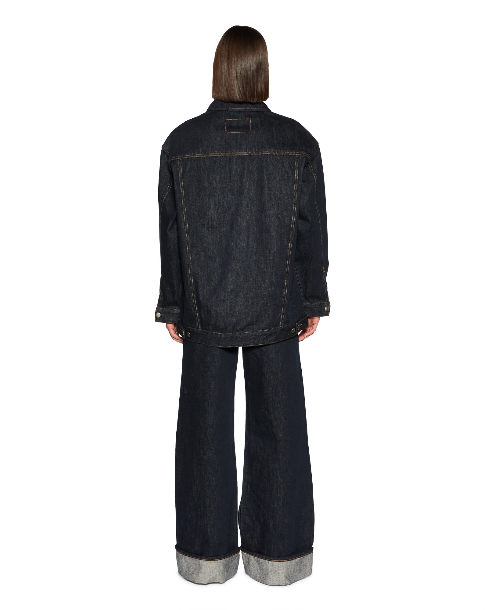 WOMENS  LONGLINE TRUCKER ORIGINAL OVERSIZED JACKETS