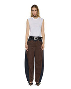 WOMENS BARREL JEAN ORIGINAL SPLICED DENIM JEANS