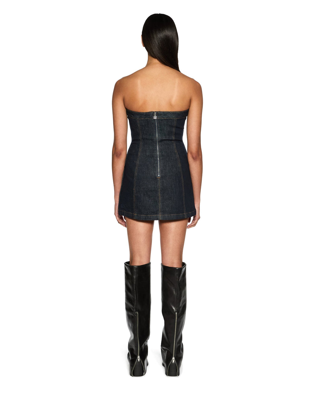 Womens Hotline Dress Original Snaps Fitted Dresses - Denim