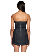 Womens Hotline Dress Original Snaps Fitted Dresses - Denim