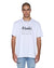 MENS  PLATED BIGGIE SS TEE TRU WHITE OVERSIZED TEES