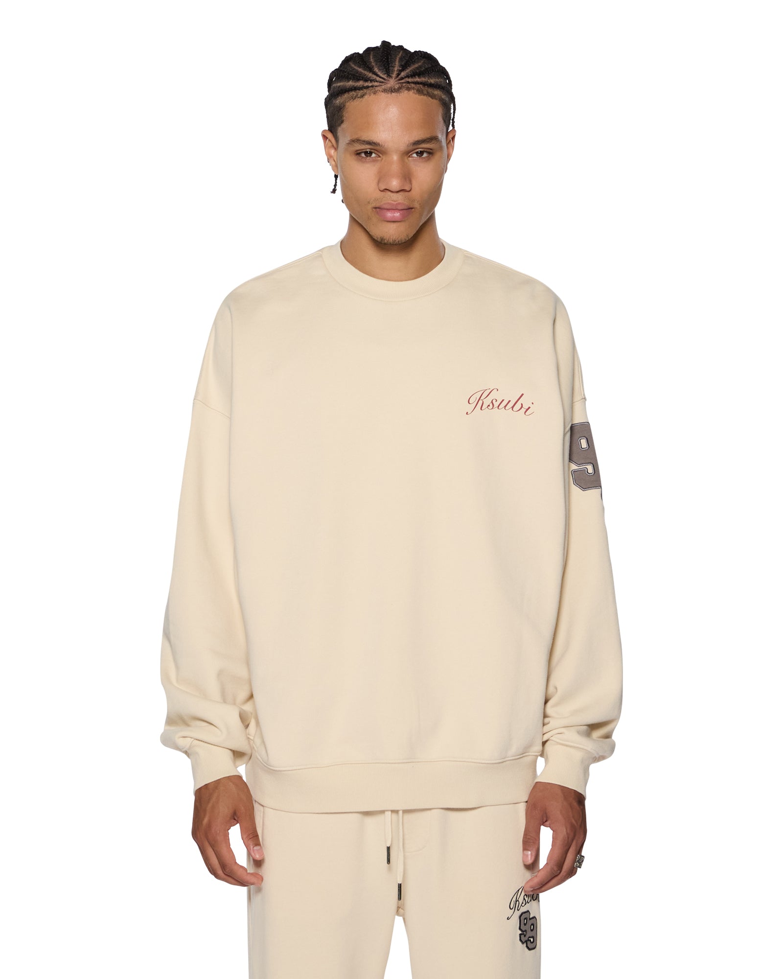 PLAYOFF EKCESS CREW NECK DUSTY DESERT