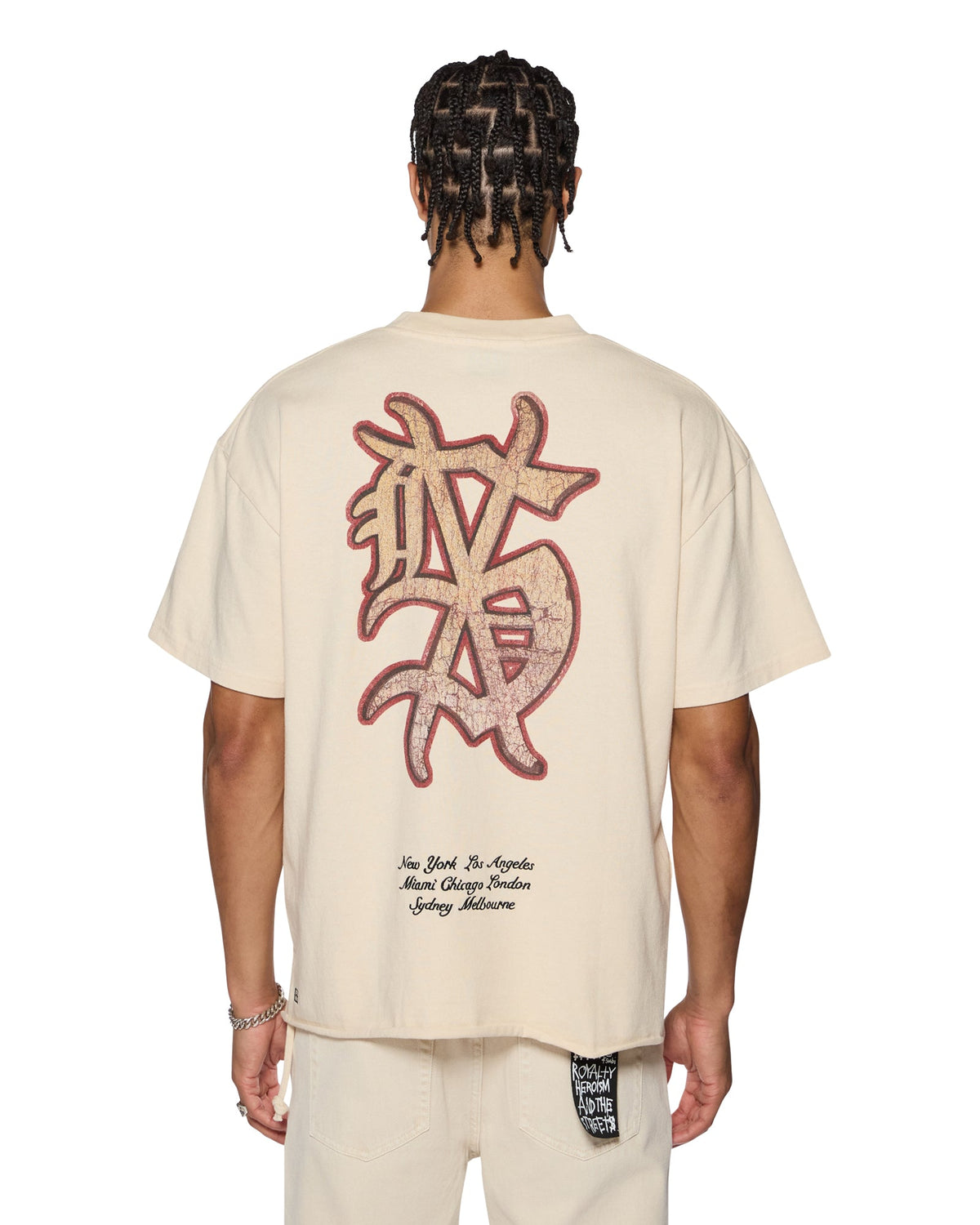 PLAYOFF EKCESS SS TEE DUSTY DESERT