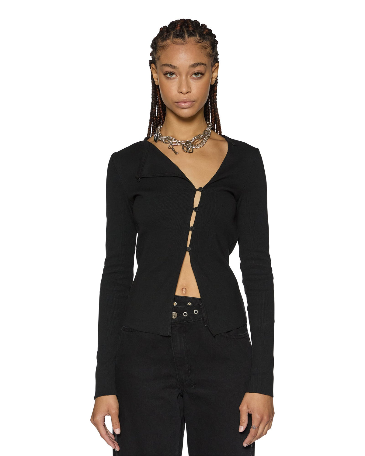 REWORK LS TOP BLACK