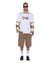 MENS  ROMEO BIGGIE SS TEE TRU WHITE OVERSIZED TEES