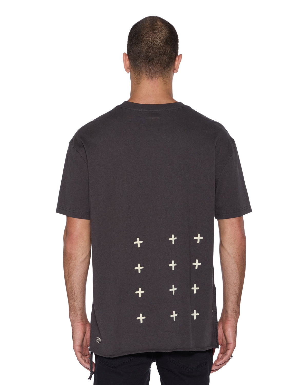 MENS SALUD BIGGIE SS TEE FADED BLACK TEES