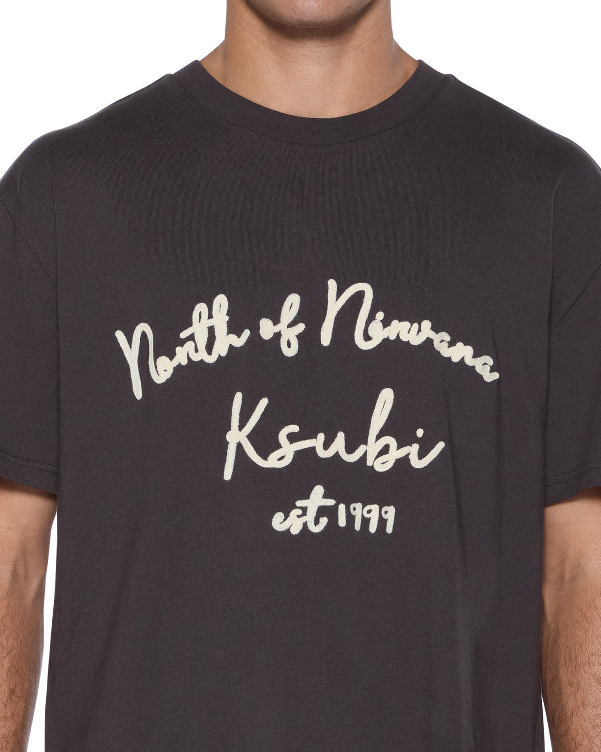 MENS SALUD BIGGIE SS TEE FADED BLACK TEES