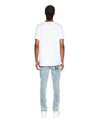 MENS SEEING LINES SS TEE WHITE TEES