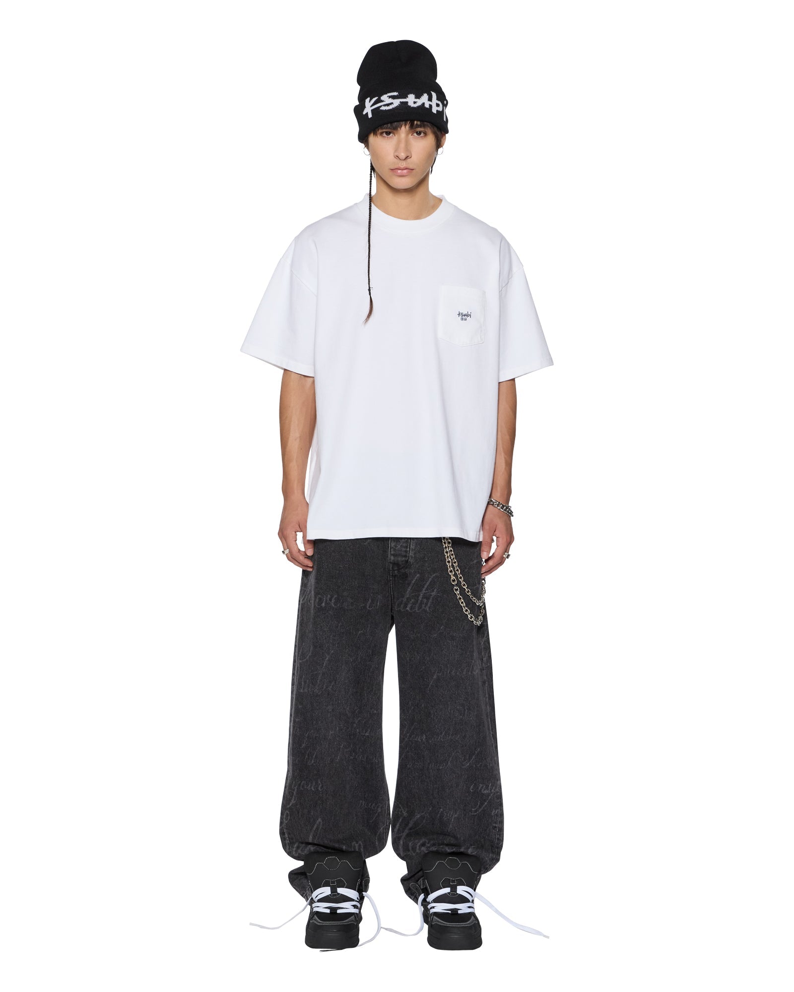 STAMP EKCESS POCKET SS TEE TRU WHITE