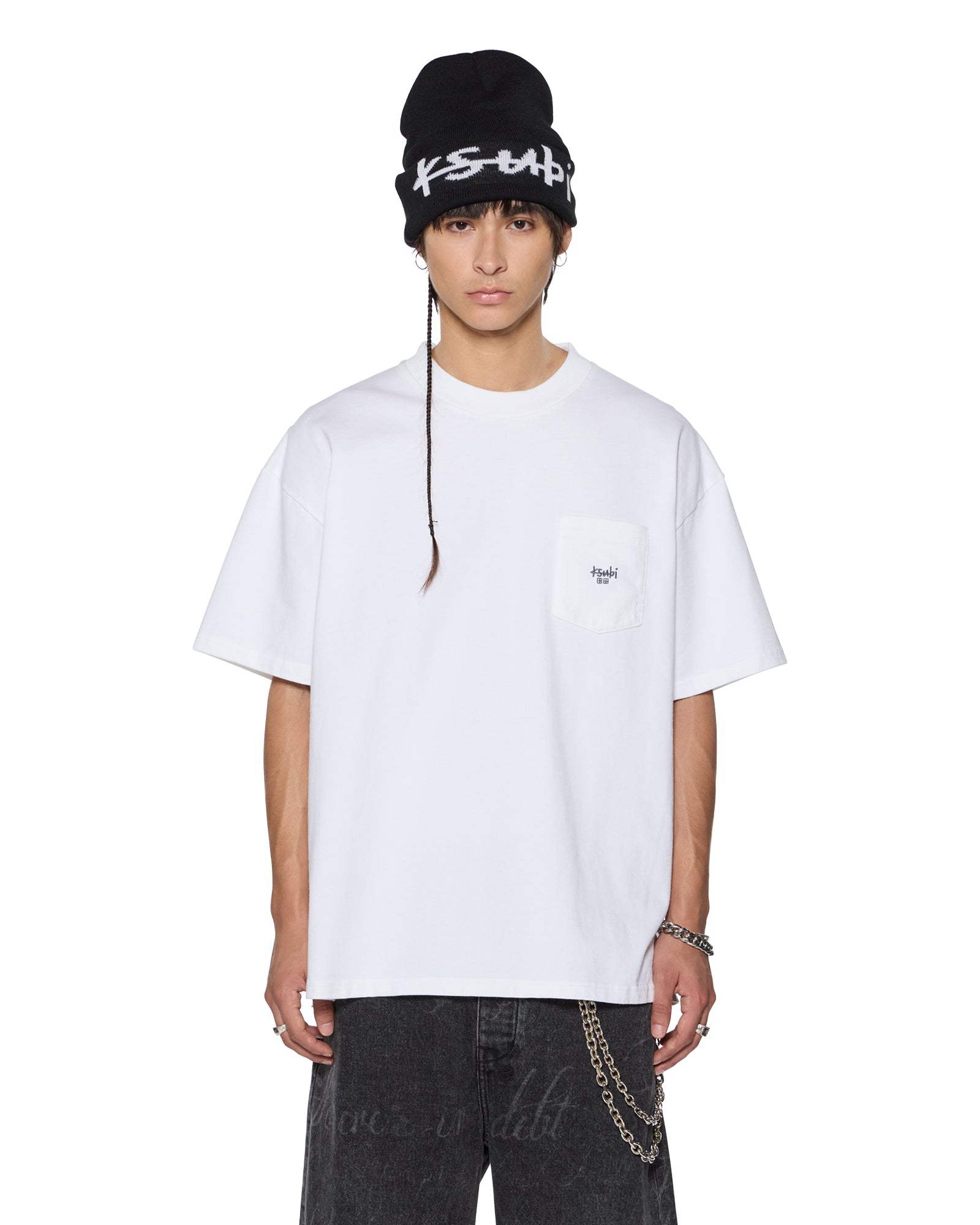 STAMP EKCESS POCKET SS TEE TRU WHITE