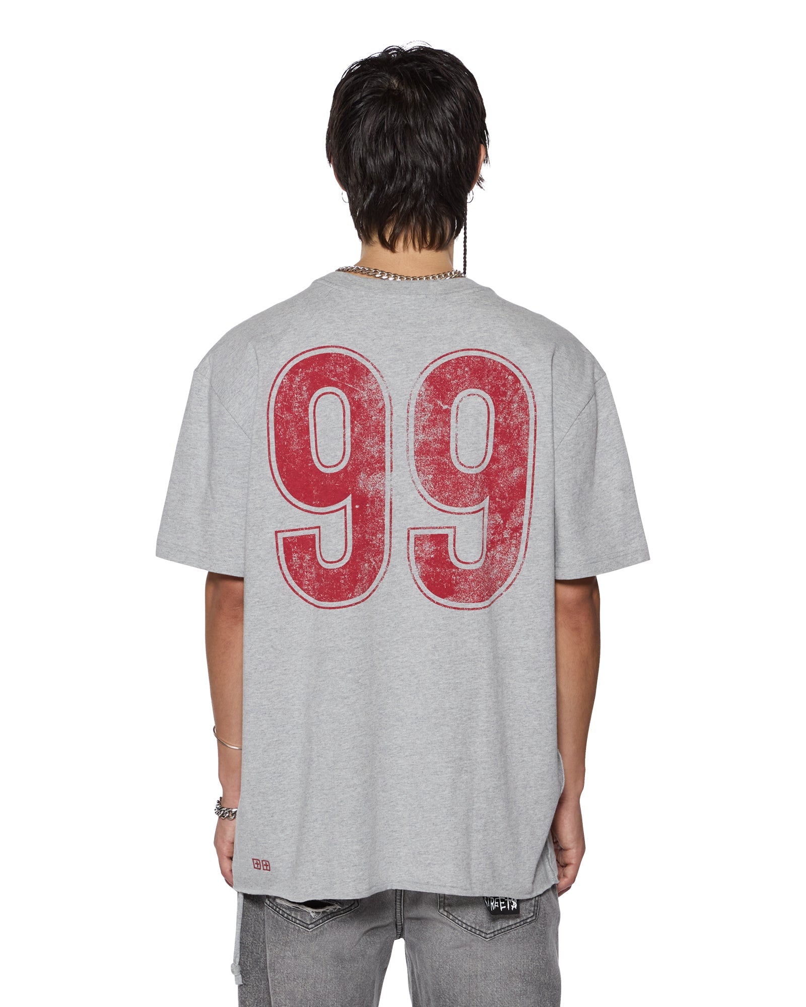 STINGER BIGGIE SS TEE GREY MARLE