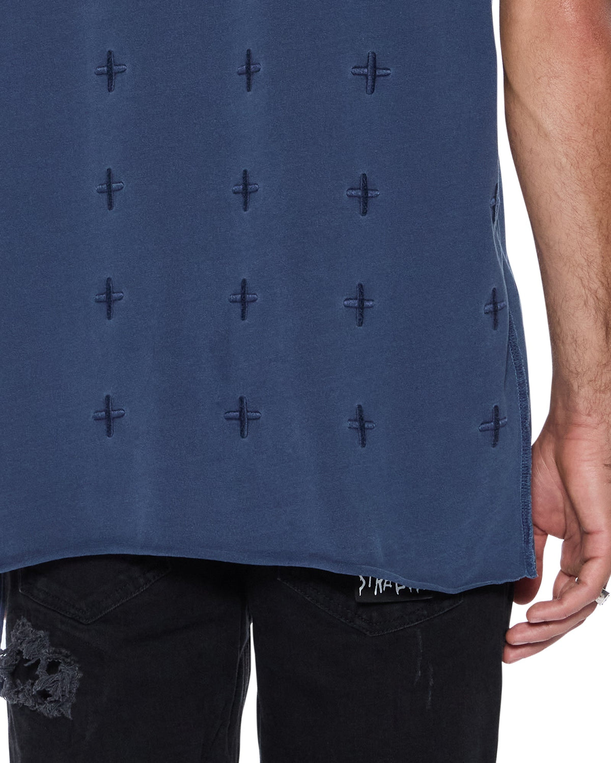 MENS STITCH UP BIGGIE SS TEE DEEP TEES