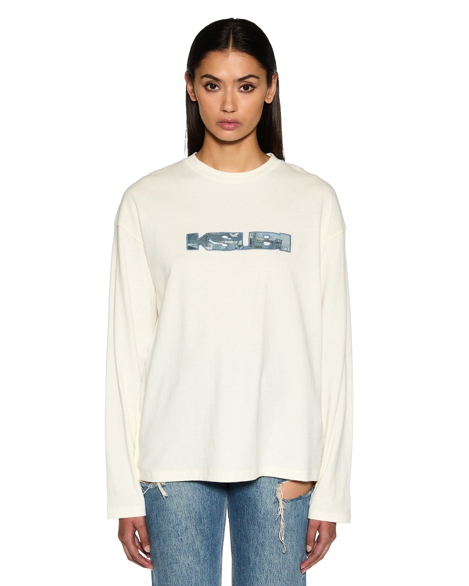 STUDIO LS TEE BLEACH