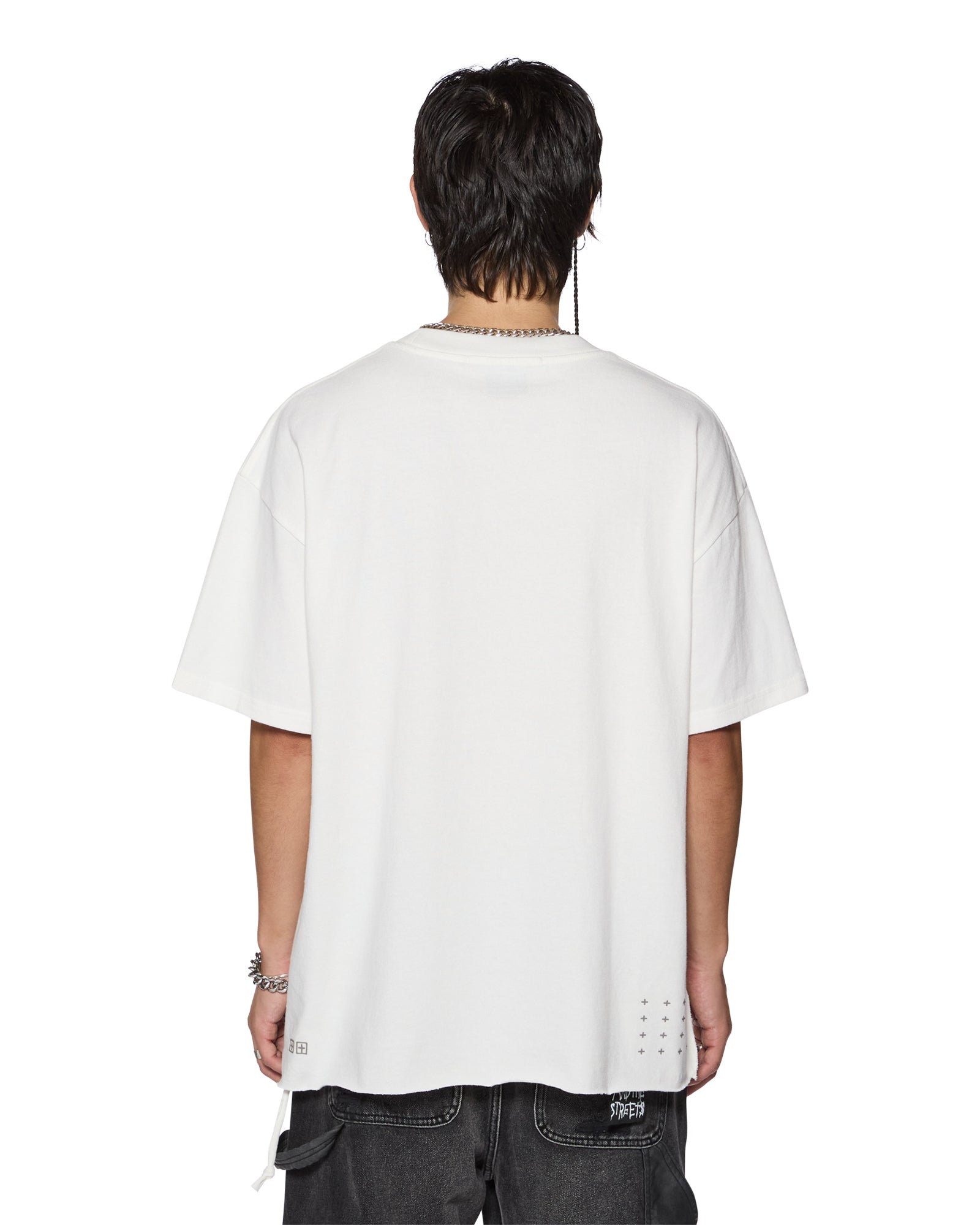 MENS THE SIGN EKCESS SS TEE ANTIQUE WHITE TEES