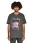 MENS  VANDALS BIGGIE SS TEE FADED BLACK OVERSIZED TEES
