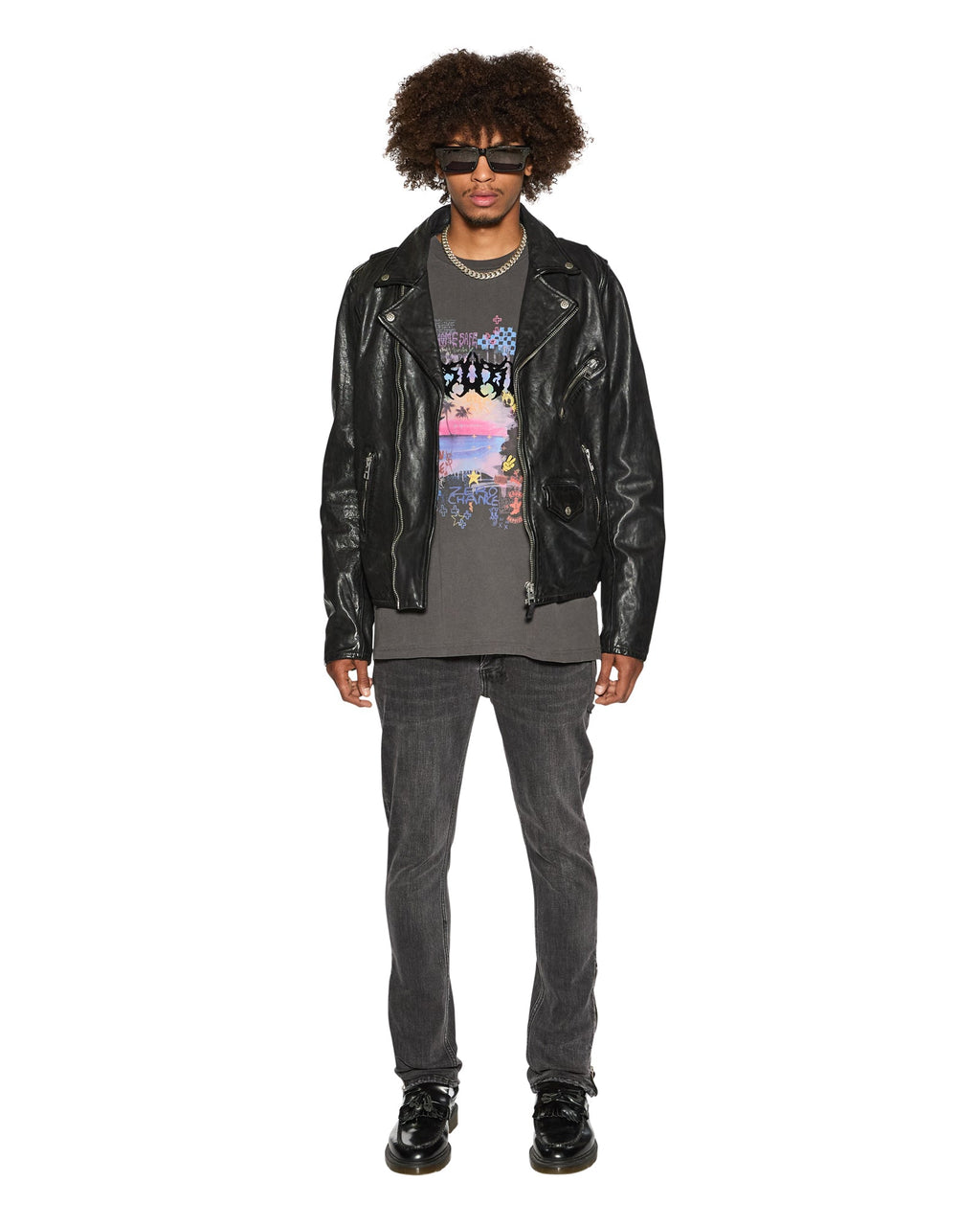 Mens Van Winkle Angst Chamber Skinny Denim Jeans - Black