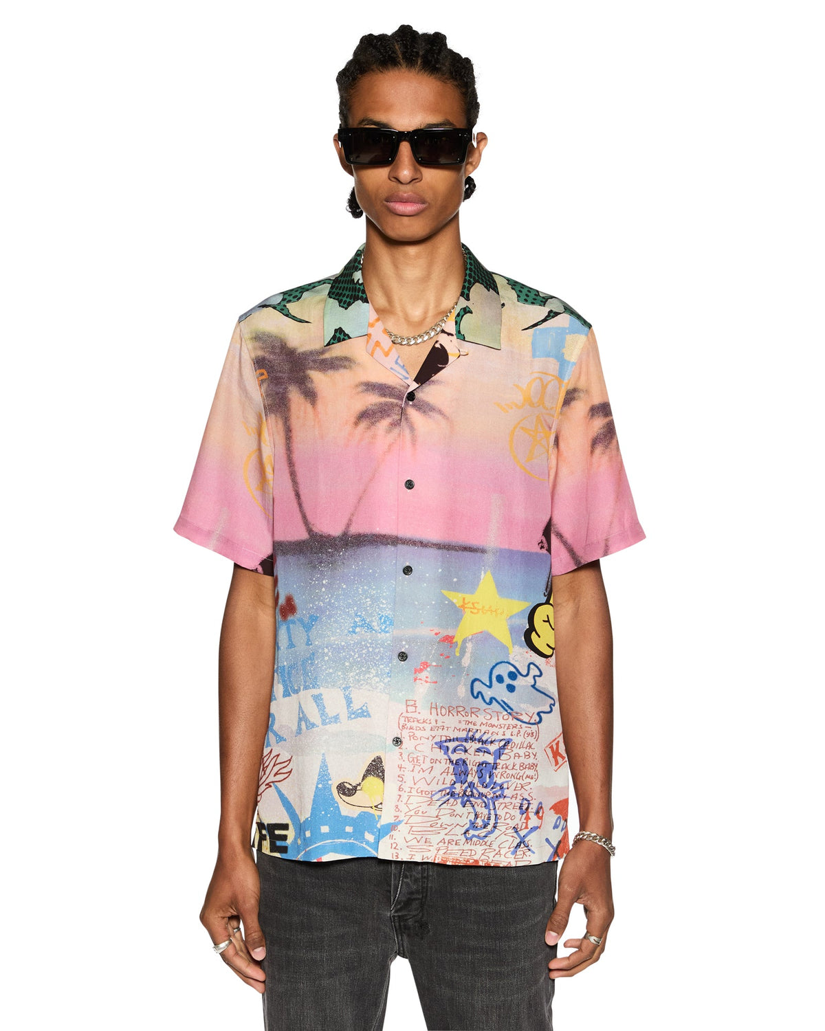 VANDALS RESORT SS SHIRT MULTI