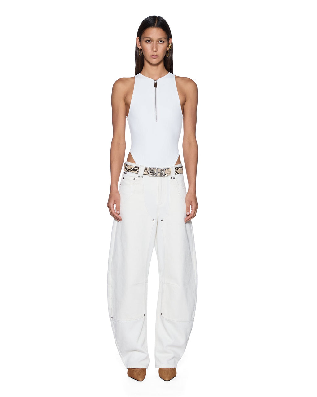 WOMENS PHILLIPA BODYSUIT WHITE FASHION TOPS