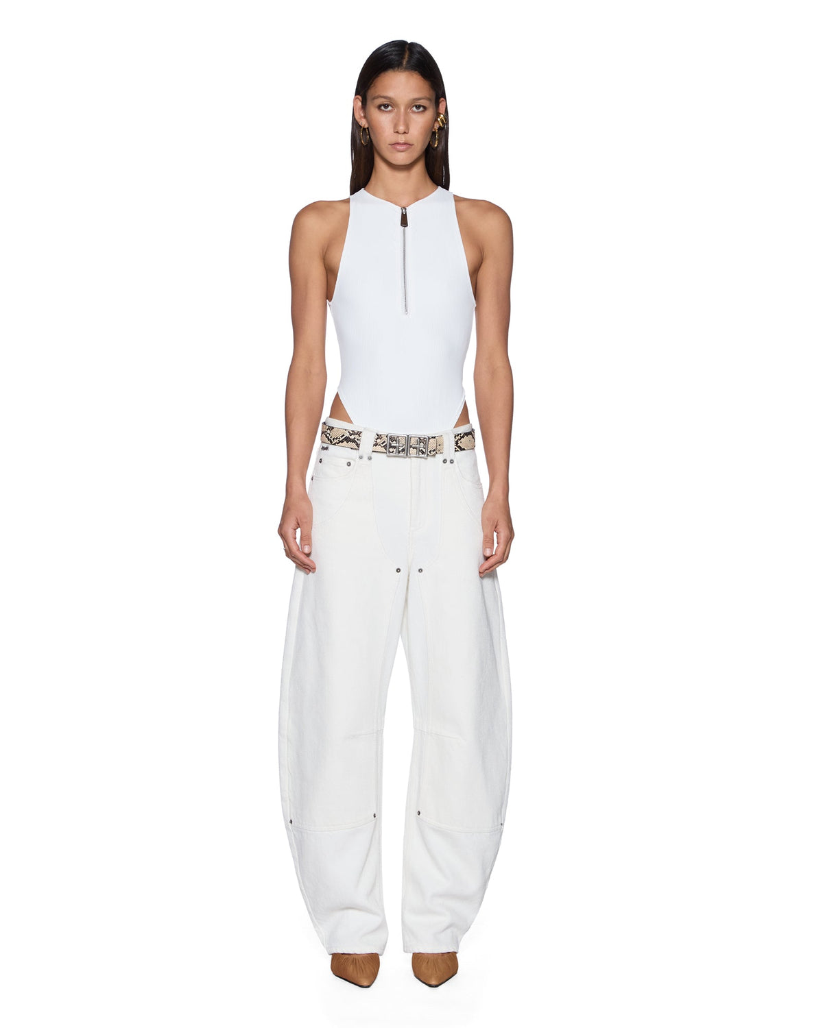 WOMENS PHILLIPA BODYSUIT WHITE FASHION TOPS
