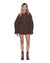 WOMENS  ASTRA LS CARGO SHIRT CHOCOLATE OVERSIZED SHIRTS