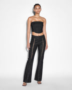 WOMENS BUSTIER EBONY LACED FASHION TOPS