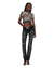 MOWALOLA JEAN BLACK CHEETAH