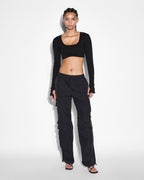 WOMENS FANTASY TOP BLACK FASHION TOPS