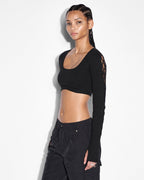 WOMENS FANTASY TOP BLACK FASHION TOPS