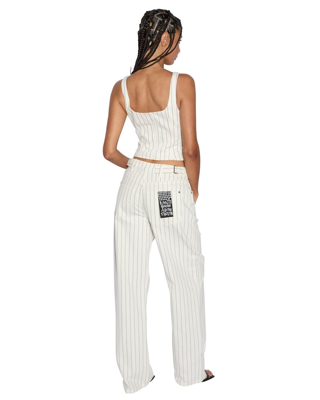 Womens Gigi Bustier Prophetik Fitted Fashion Tops - White