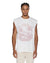 MENS  PARADISO CUT OFF TEE VINTAGE WHITE REGULAR TEES