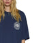 WOMENS  STACKS BOYFRIEND SS TEE INK BLUE BAGGY TEES