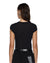 WOMENS  STAPLE SS TEE BLACK SHEER FITTED TEES