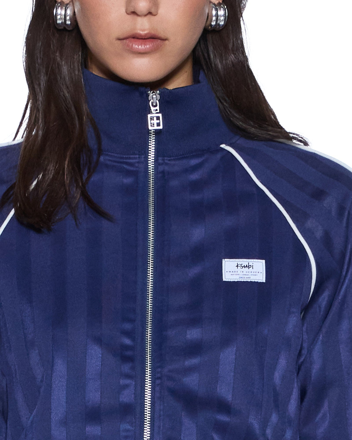 CROPPED TRAKTOP NAVY