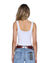 WOMENS  SLOGAN CHLOE TANK WHITE SLIM FASHION TOPS