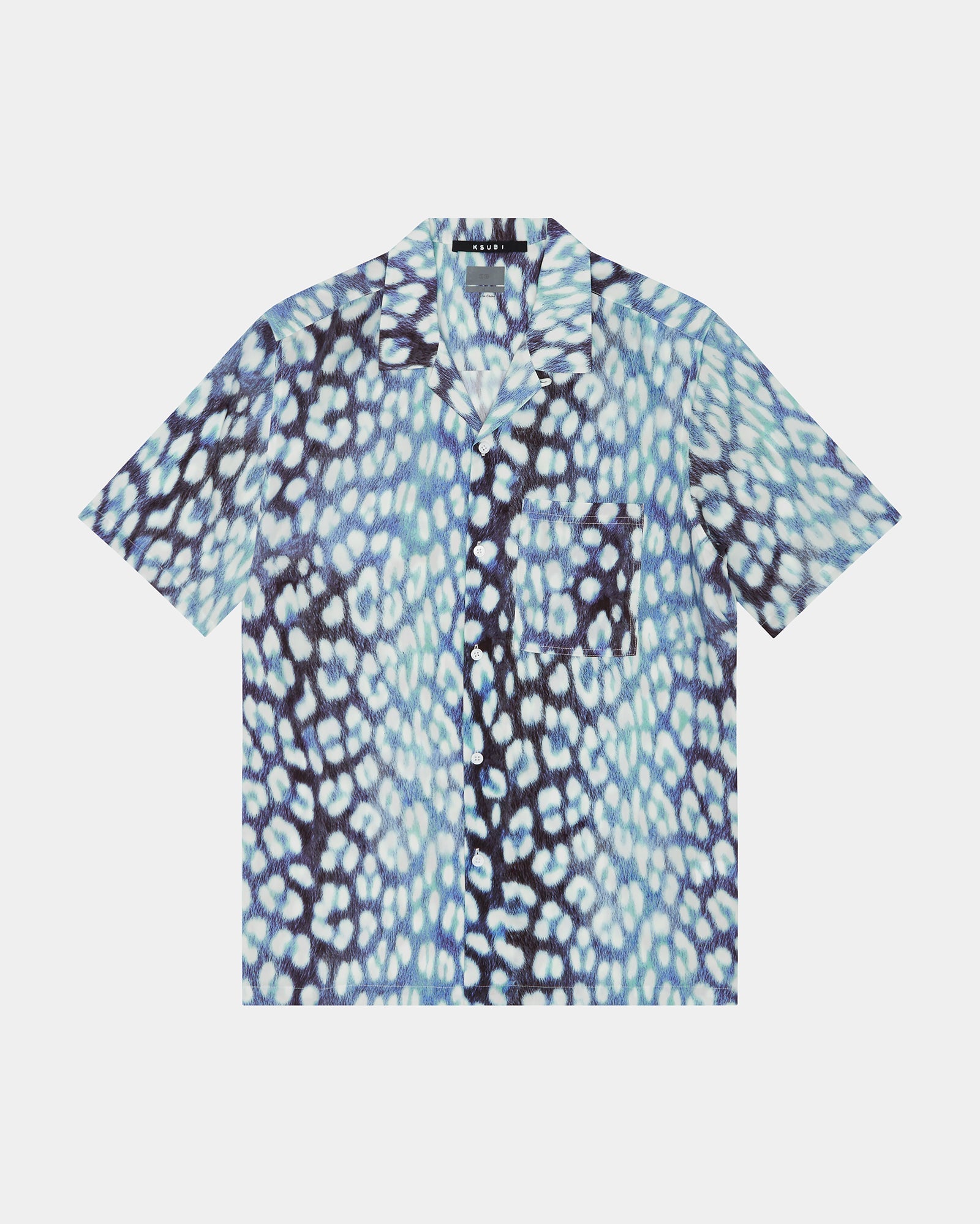 MENS  ULTRA LEO RESORT SS SHIRT MULTI REGULAR SHIRTS