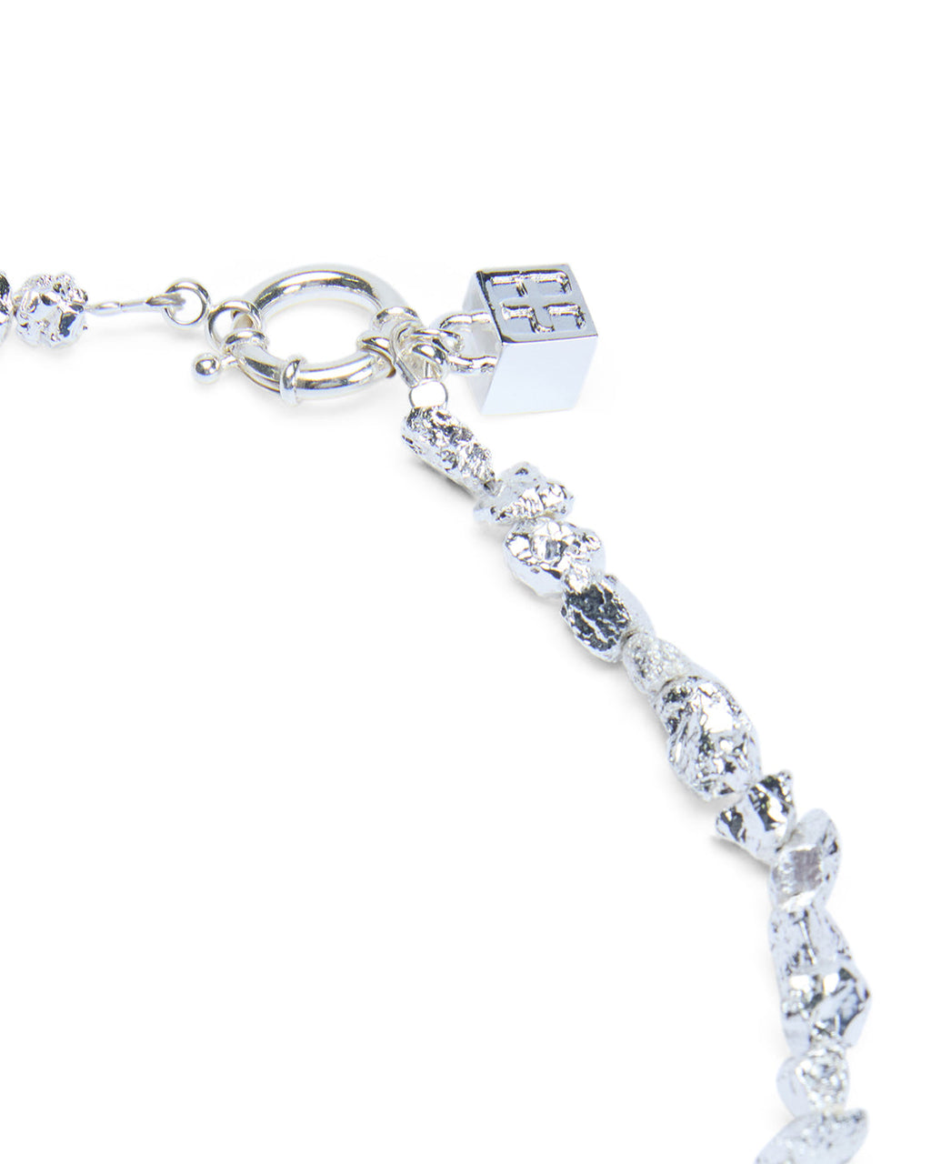 UNCUT SILVER CHOKER JEWELLERY