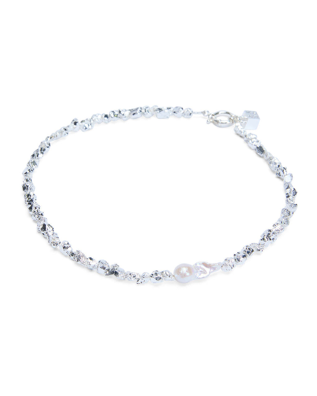 UNCUT SILVER CHOKER JEWELLERY