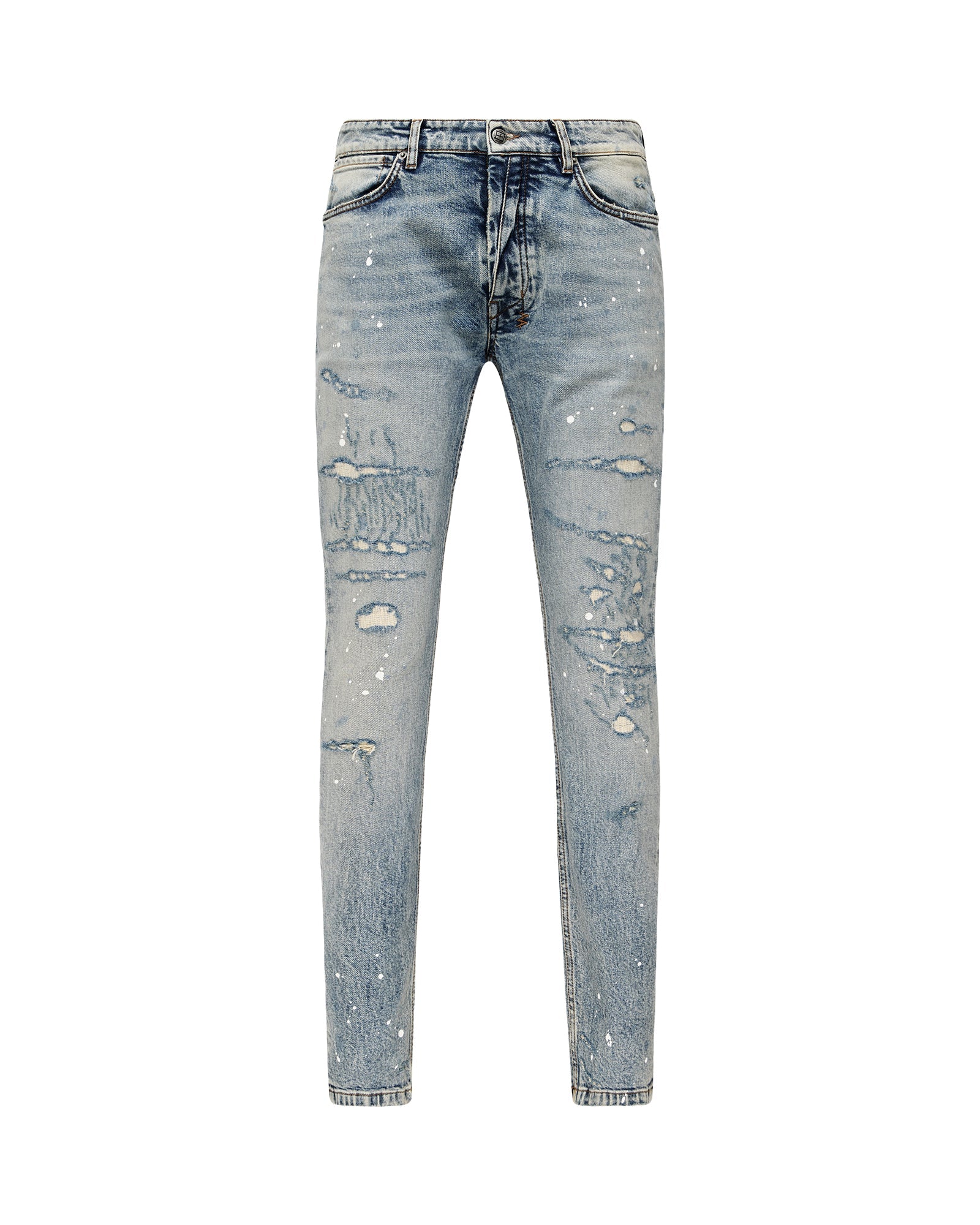 ksubi スビ　paint damage skinny denim w31 Mens Van Winkle Paint Summer Blue Skinny Denim Jeans | Ksubi ++
