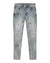 MENS  VAN WINKLE BUNKER BLUE NOIZE SKINNY DENIM JEANS