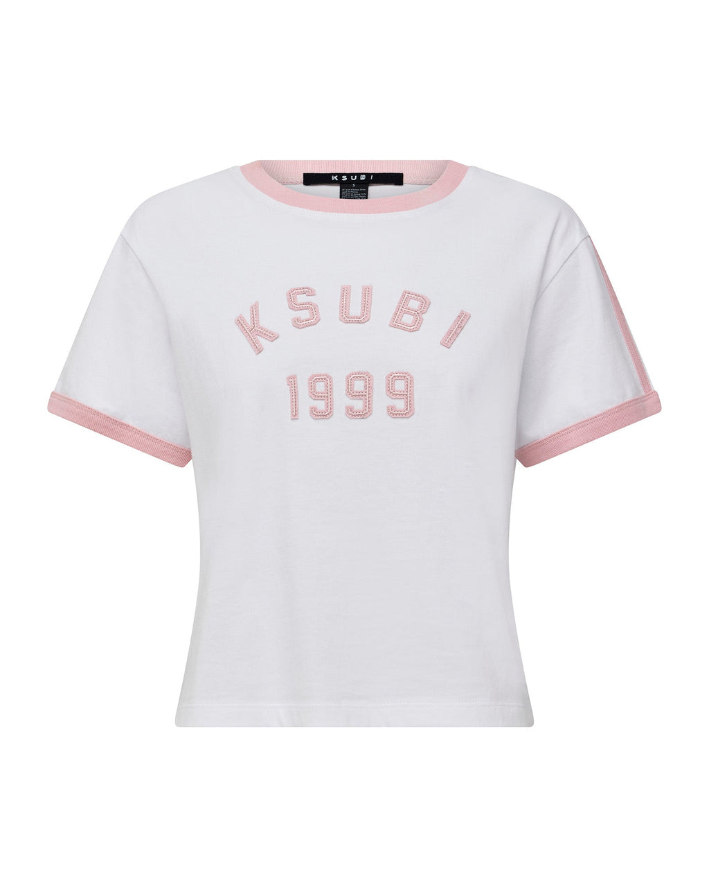 WOMENS VARSITY SHRUNKEN TEE WHITE QUARTZ TEES