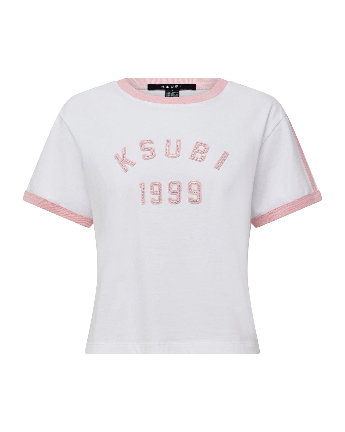 WOMENS VARSITY SHRUNKEN TEE WHITE QUARTZ TEES