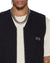 MENS  BATTLER VEST BLACK RELAXED FASHION TOPS